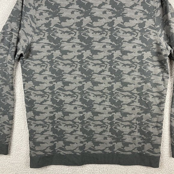 Tasc Mens Large  Bamboo Performance 1/4 Quarter Zip Pullover Gray Camo - Picture 11 of 13